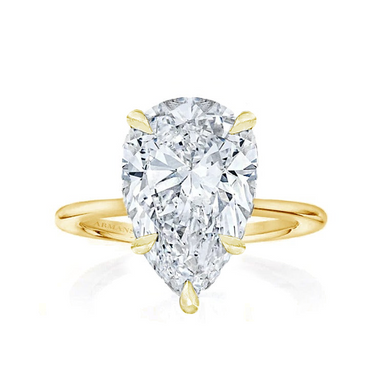Pear Madison Lab Grown 5 Claw Engagement Ring - Armans Fine Jewellery