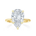 Pear Madison 5 Claw Engagement Ring - Armans Fine Jewellery
