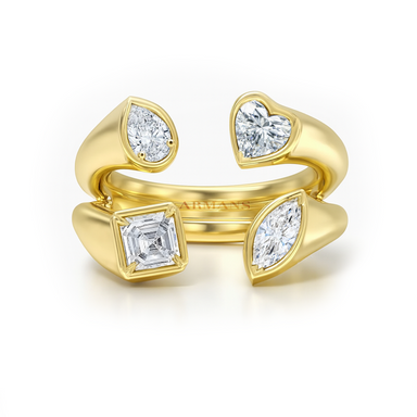 Elara Four Cut Diamond Ring - Armans Fine Jewellery