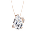 Pear Indie Diamond Necklace - Armans Fine Jewellery