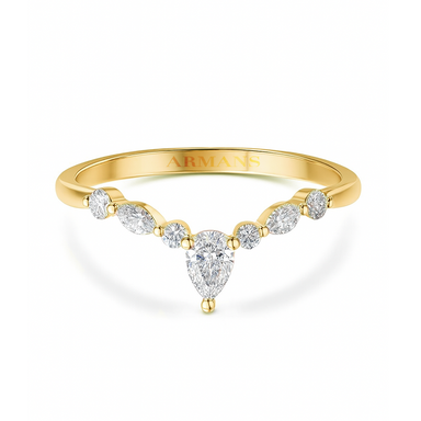 Diamond Trio V Band - Armans Fine Jewellery
