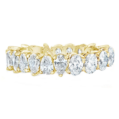 Pear and Oval Diamond Wedding Band - Armans Fine Jewellery