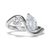 Pear and Round Diamond Twist Ring - Armans Fine Jewellery