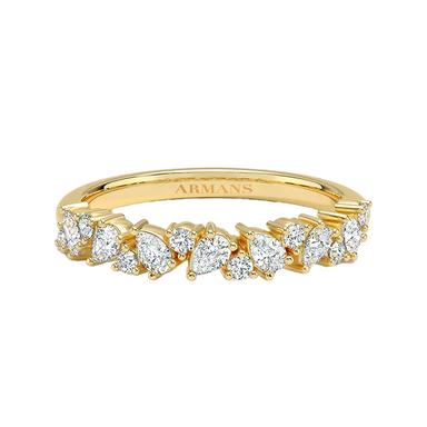 Pear to Round Diamond Symphony Ring - Armans Fine Jewellery