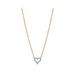 Petite Aquamarine Heart Pendant - Armans Fine Jewellery