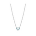 Petite Aquamarine Heart Pendant - Armans Fine Jewellery