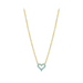 Petite Aquamarine Heart Pendant - Armans Fine Jewellery