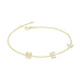 Petite Multi Diamond Initial Bracelet - Armans Fine Jewellery
