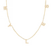 Petite Multi Diamond Initial Necklace - Armans Fine Jewellery