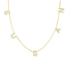 Petite Multi Diamond Initial Necklace - Armans Fine Jewellery