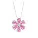 Pink Sapphire Flower Necklace - Armans Fine Jewellery