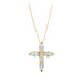 Prong Set Diamond Cross Necklace - Armans Fine Jewellery
