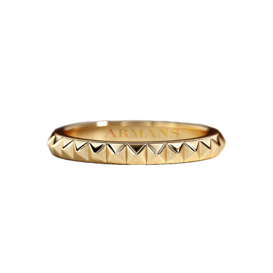 Pyramid Wedding Band - Armans Fine Jewellery