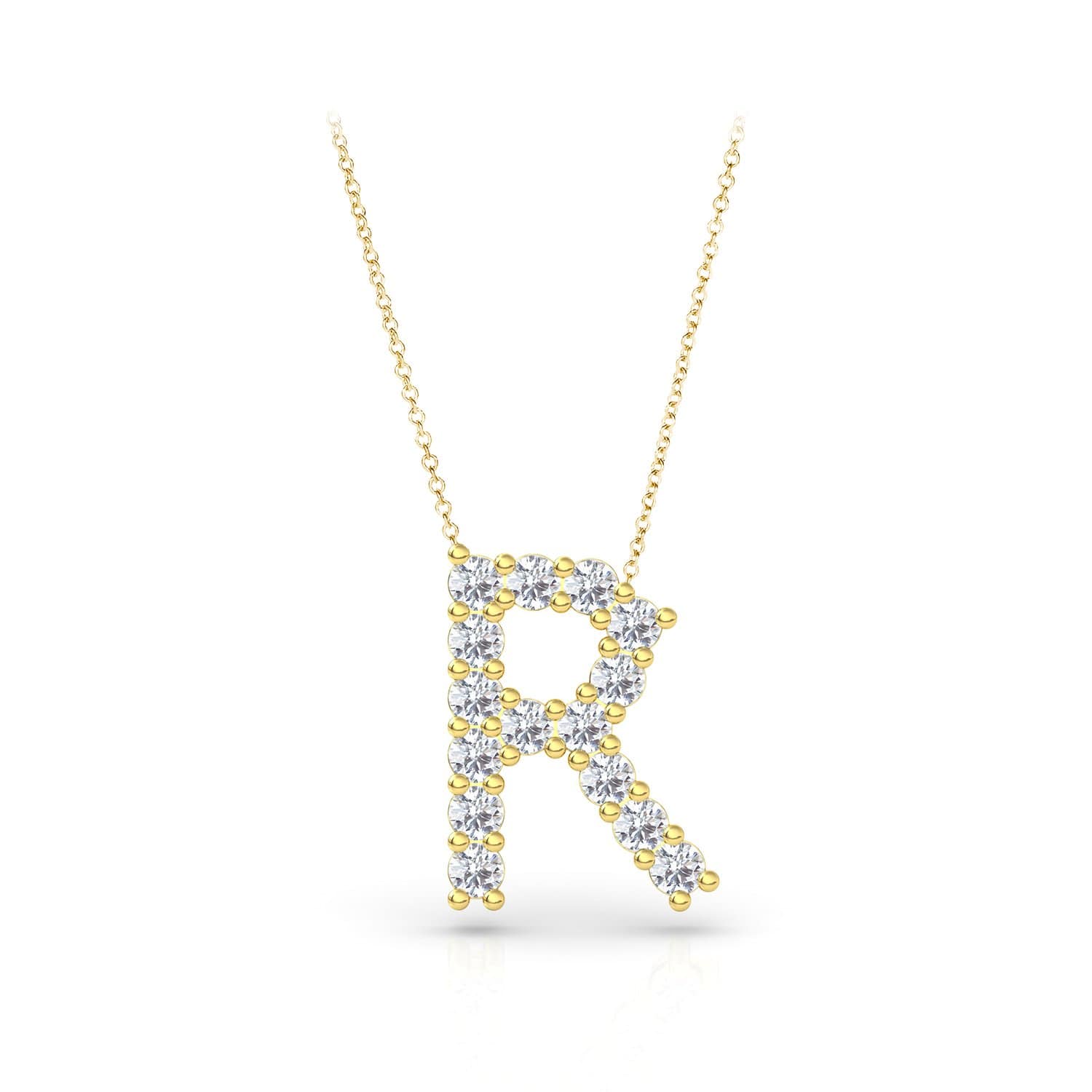 Diamond Initial Pendant - Armans Fine Jewellery