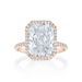 Radiant Seamless Halo Lab Grown Engagement Ring - Armans Fine Jewellery
