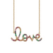 Rainbow Love Necklace - Armans Fine Jewellery