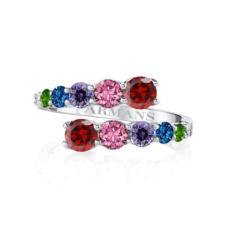 Rainbow Wrap Diamond Ring - Armans Fine Jewellery