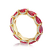 Red Ruby and Diamond Eternity Band - Armans Fine Jewellery
