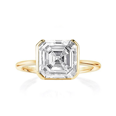 Regan Semi Bezel Engagement Ring - Armans Fine Jewellery