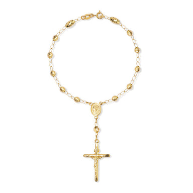 Men's Solid Gold Rosary Bracelet - Armans Fine Jewellery