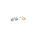 Round Aquamarine Studs - Armans Fine Jewellery