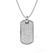 Round Diamond Dog Tag Necklace - Armans Fine Jewellery