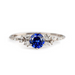 Round Horizon Blue Sapphire Engagement Ring - Armans Fine Jewellery