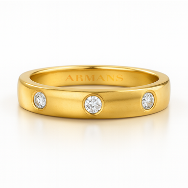 The Solenna Inlay Ring - Armans Fine Jewellery