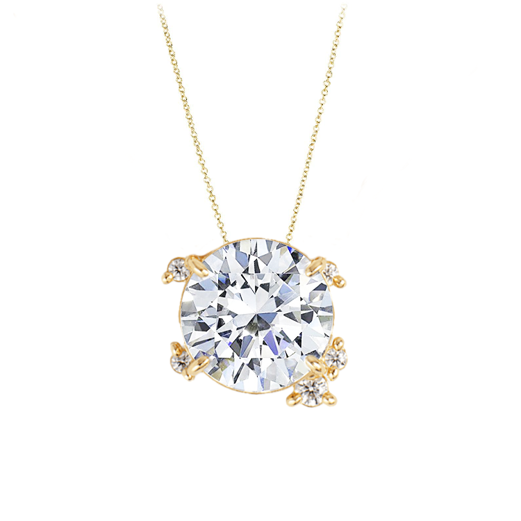 Fire Fly Round Diamond Necklace - Armans Fine Jewellery