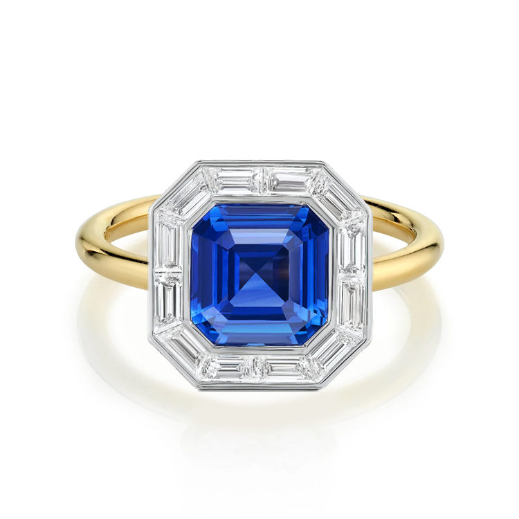 Royal Blue Lab Grown Sapphire Radiance Ring | Armans Fine Jewellery
