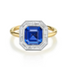 Royal Blue Sapphire Radiance Ring - Armans Fine Jewellery
