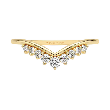 Royal Wishbone Diamond Ring - Armans Fine Jewellery