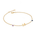 Sapphire Birthstone Initial Bracelet - Armans Fine Jewellery