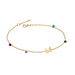 Sapphire Birthstone Initial Bracelet - Armans Fine Jewellery