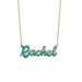 Script Enamel Name Necklace - Armans Fine Jewellery