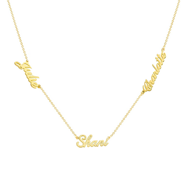 Script Multi-Name Necklace - Armans Fine Jewellery