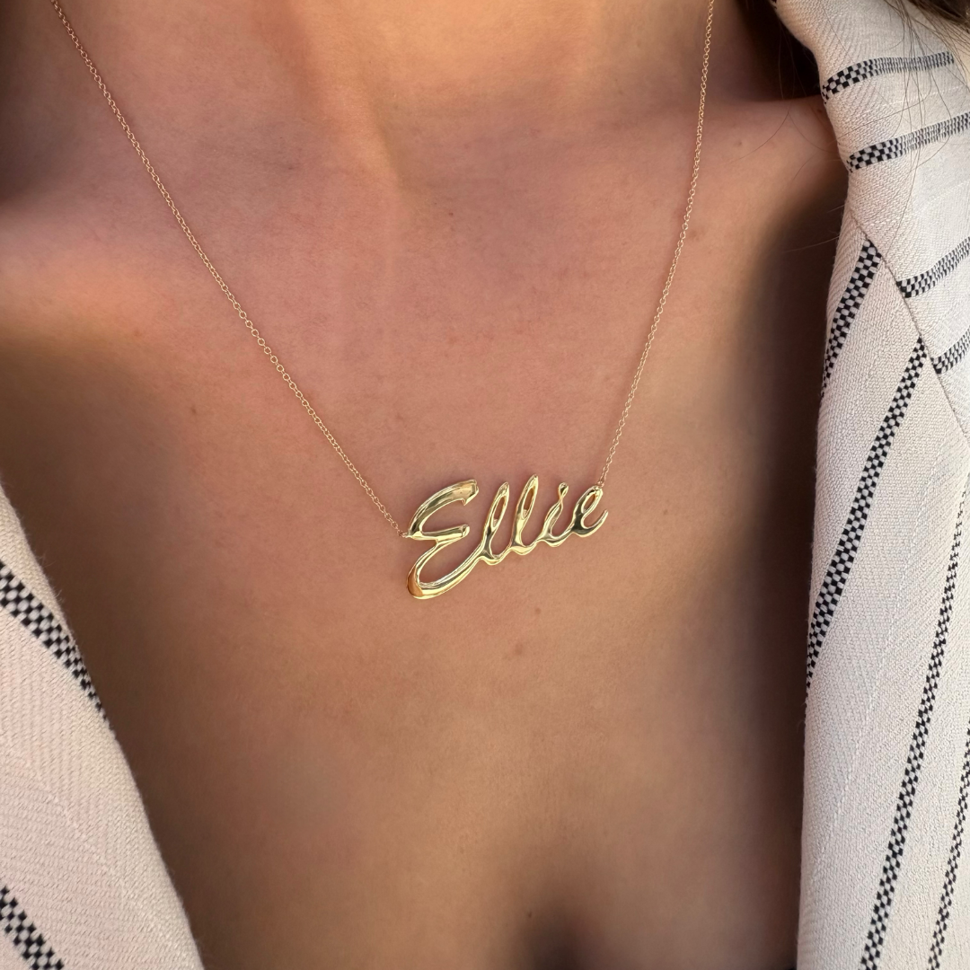 Script Name Necklace