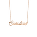 Script Name Necklace with Diamond Accent - Armans Fine Jewellery