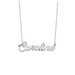 Script Name Necklace with Diamond Accent - Armans Fine Jewellery