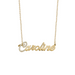 Script Name Necklace with Diamond Accent - Armans Fine Jewellery