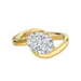 Sculpted Oval Radiance Lab Grown Engagement Ring - Armans Fine Jewellery