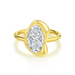 Sculpted Bezel Moval Lab Grown Diamond Ring - Armans Fine Jewellery