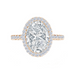 Seamless Oval Halo Lab Grown Engagement Ring - Armans Fine Jewellery