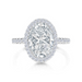 Seamless Oval Halo Engagement Ring - Armans Fine Jewellery