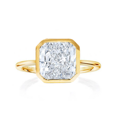 Selene Square Radiant Bezel Engagement Ring - Armans Fine Jewellery