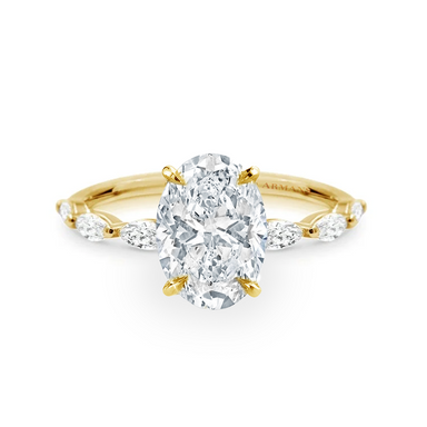 Serena Oval Marquise Engagement Ring - Armans Fine Jewellery