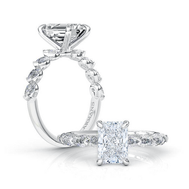 Shimmy Radiant Lab Grown Engagement Ring - Armans Fine Jewellery