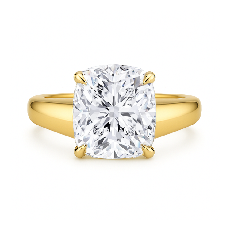 Solara Cushion Engagement Ring - Armans Fine Jewellery