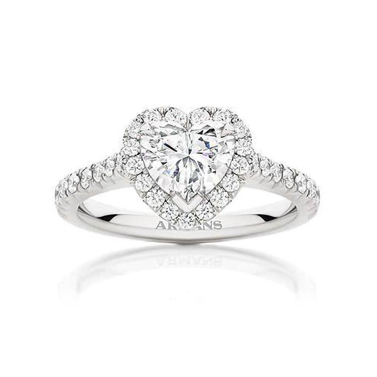 Solest Heart Lab Grown Engagement Ring - Armans Fine Jewellery