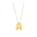 Solid Gold Bubble Initial Necklace - Armans Fine Jewellery